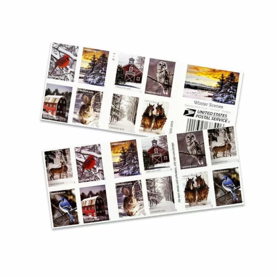 Winter Scenes Stamps